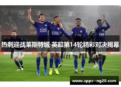 热刺迎战莱斯特城 英超第14轮精彩对决揭幕